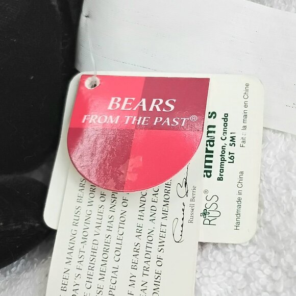 3/$30 Lil Crumpets Teddy 6" Sitting Bears From the Past by Russ Berrie!! - Picture 7 of 7